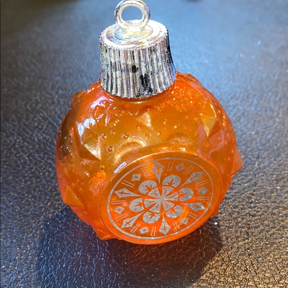 Vintage orange Avon ornament / perfume bottle - Picture 1 of 4